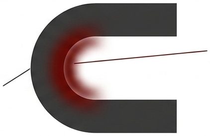 Temperaturverteilung im Stabilisator-Bogen